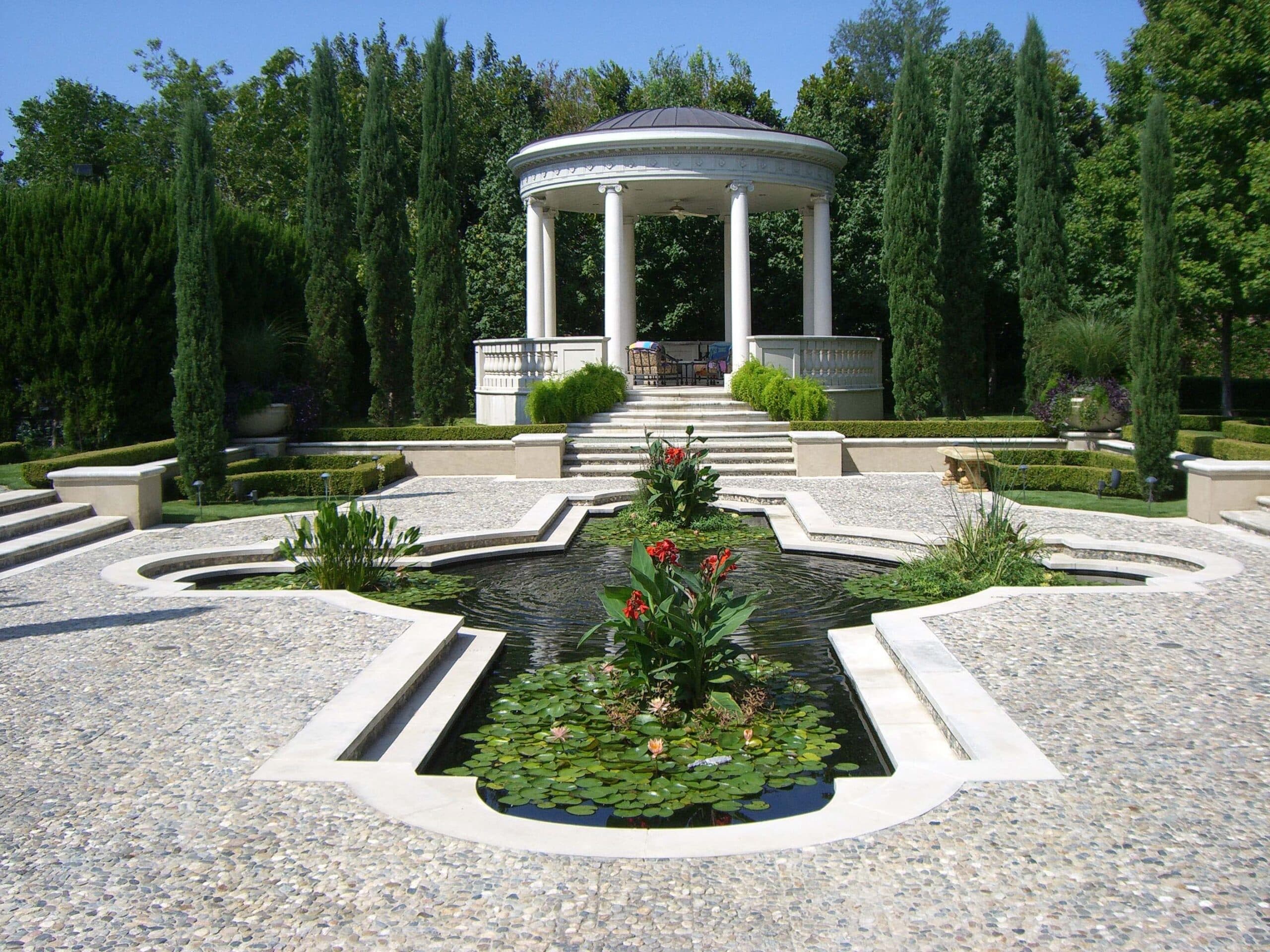 custom landscape and water features