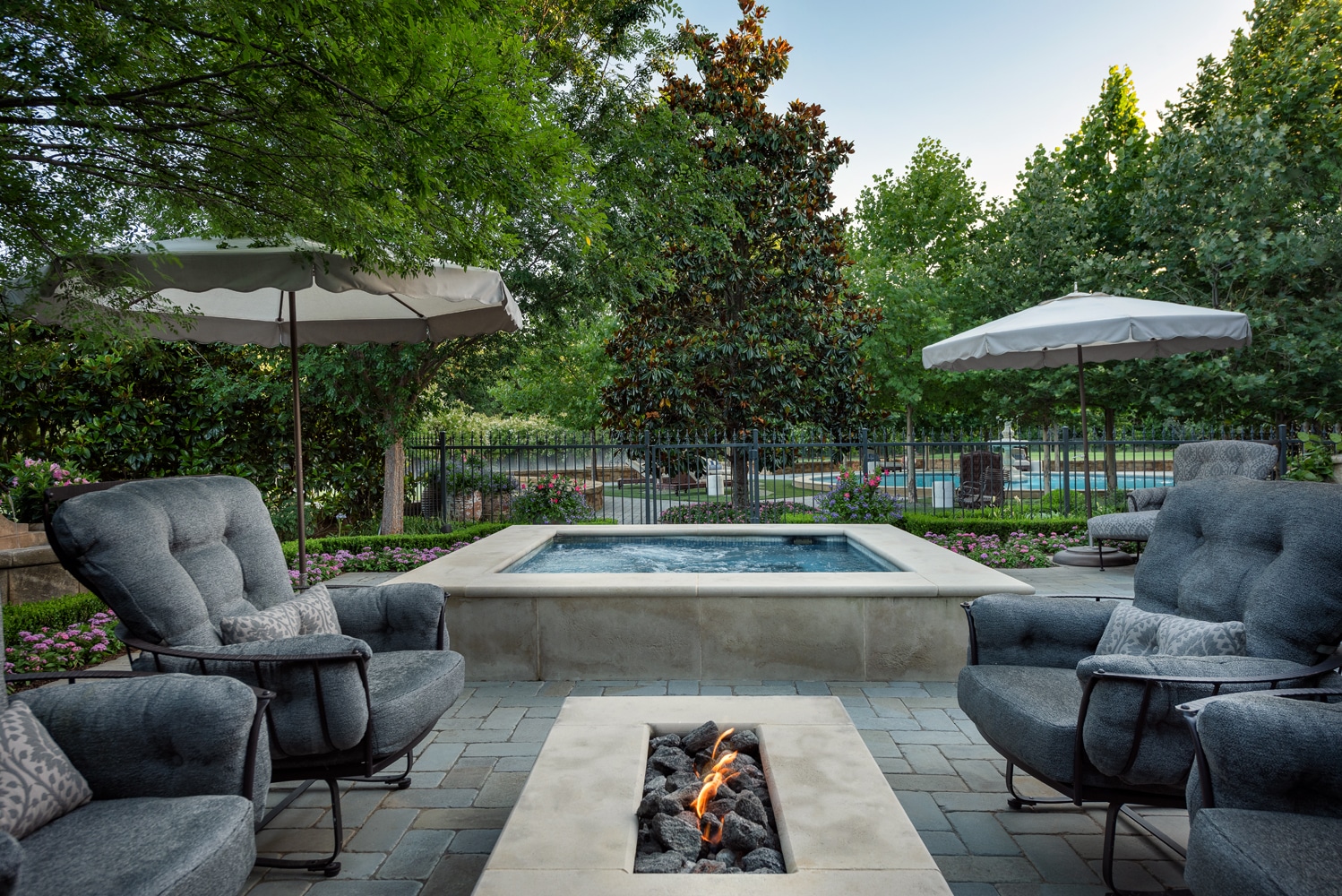 custom fire pits and patios