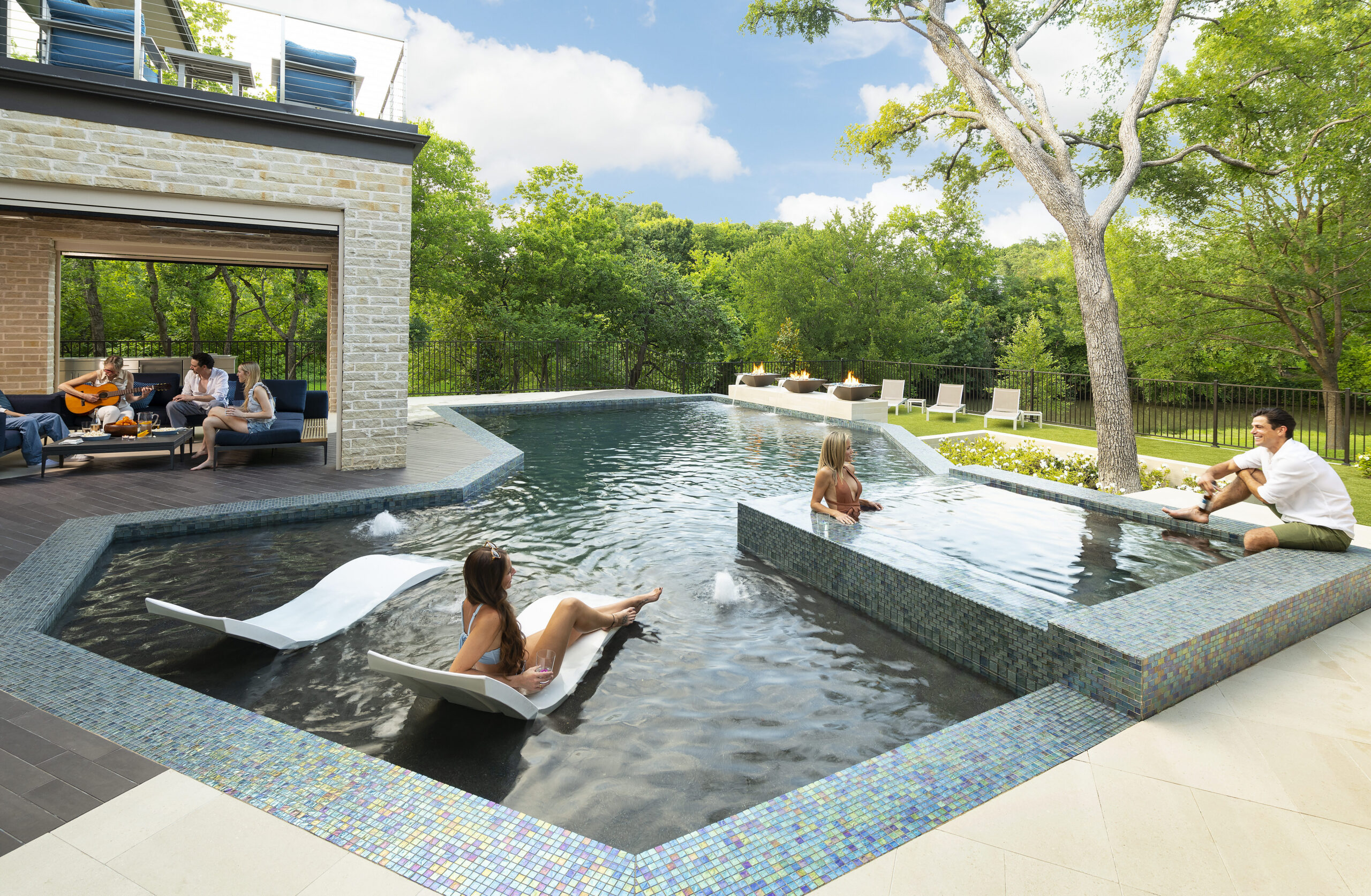 Dallas Pool Design - Harold Leidner Landscape Architects