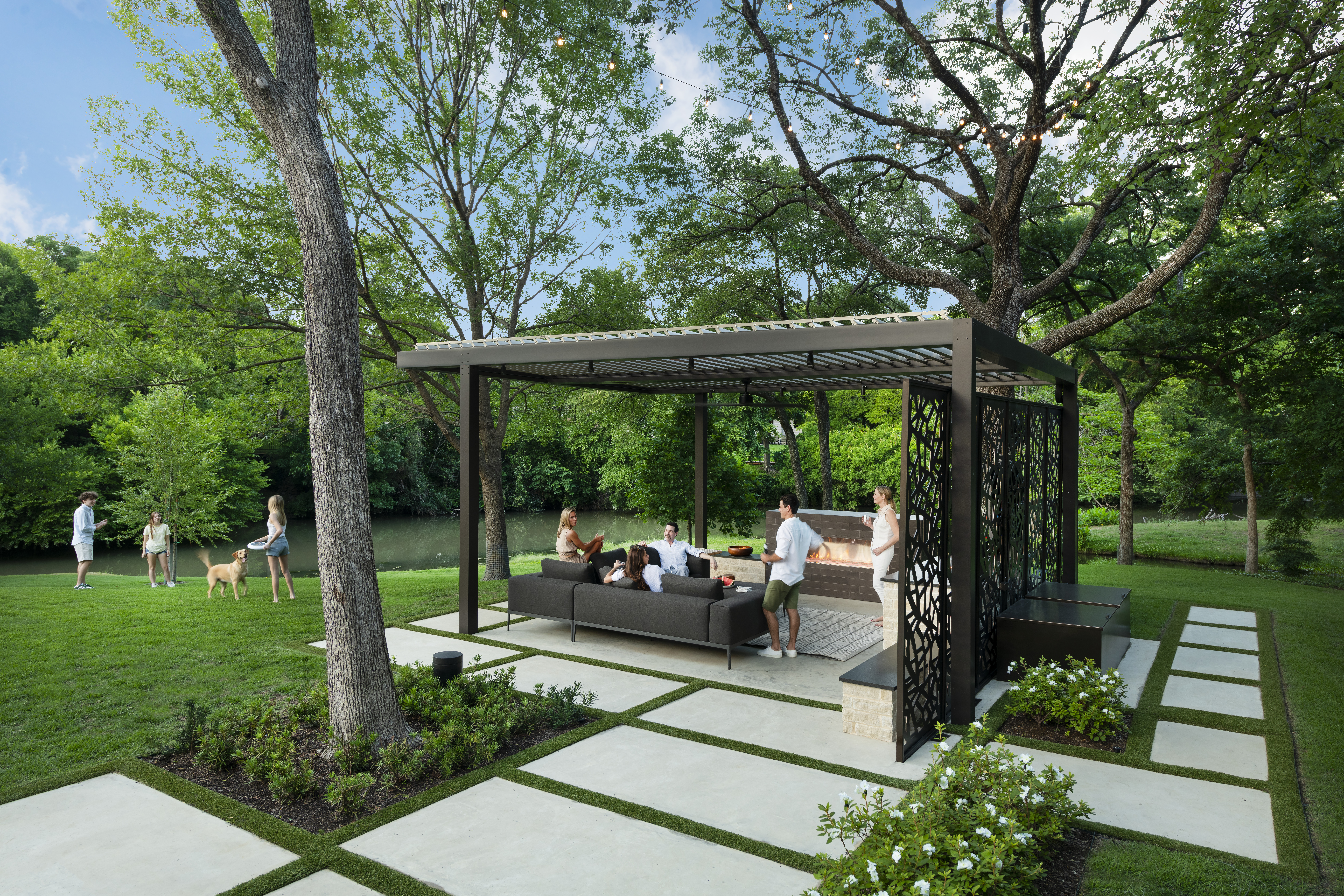 outdoor luxury living - Harold Leidner Landscape Architects