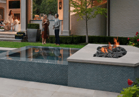 outdoor firepit designer - Harold Leidner Landscape Architects