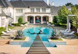 Inviting Pool Lounge Areas in Highland Park - Harold Leidner