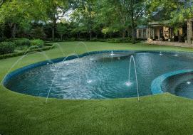 water features in frisco - Harold Leidner Landscape Architects