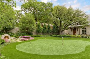 putting green design in Westover Hills - Harold Leidner Landscape Architects