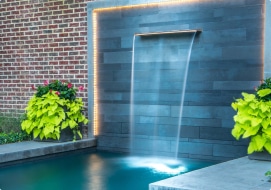 Frisco Waterfall Designs - Harold Leidner Landscape Architects