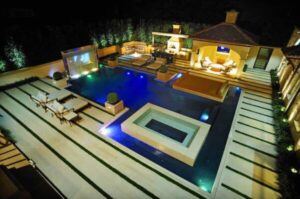Highland park pool designer - Harold Leidner Landscape Architects