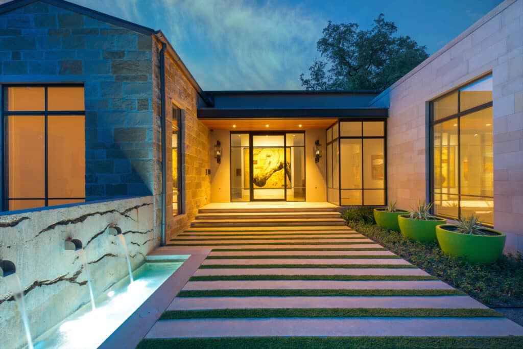 Front Yard Modern Landscape - Harold Leidner Landscape Architects