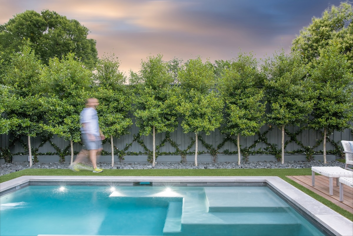 Custom pool and landscaping university park