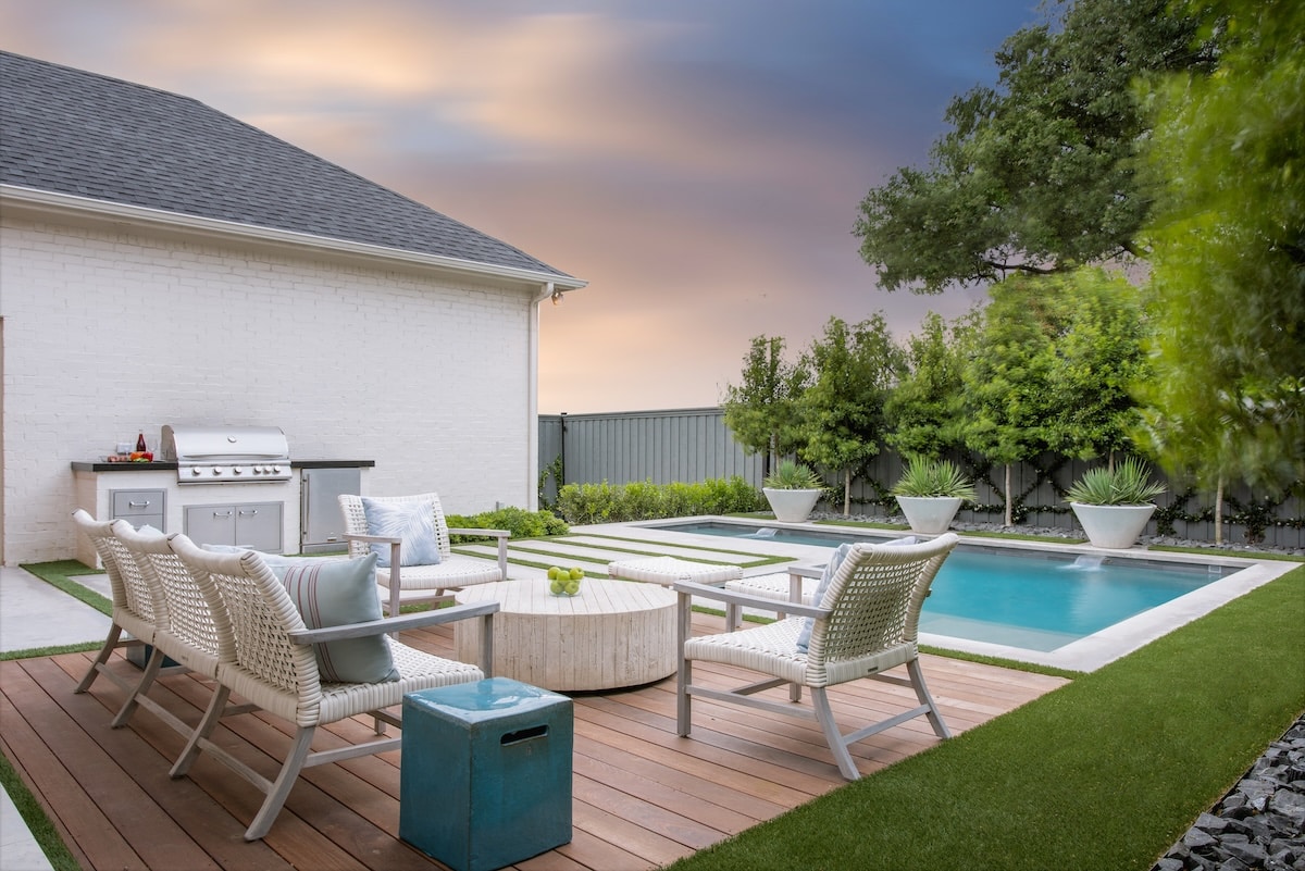 Ipe deck and pool