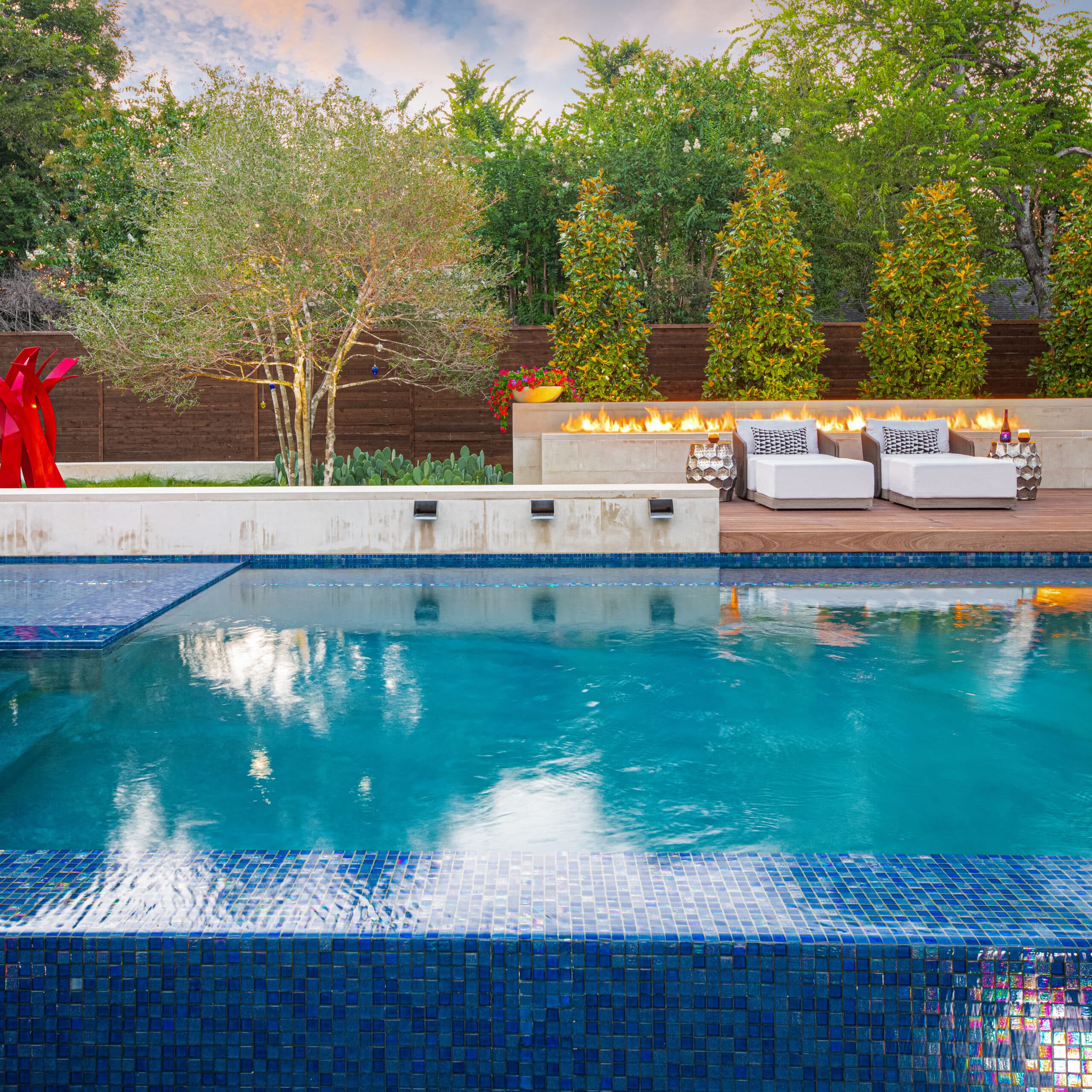 modern pool in dallas