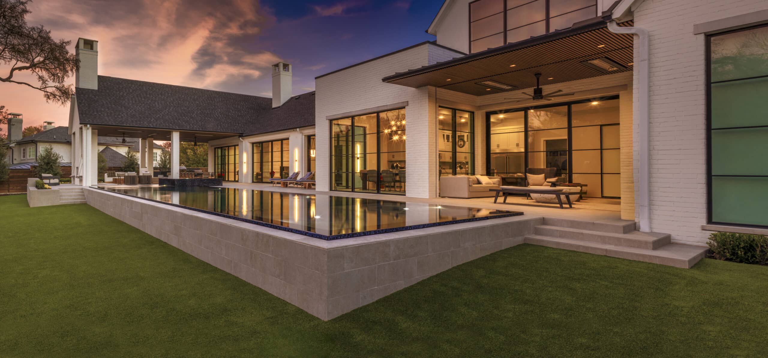 modern pool in richardson