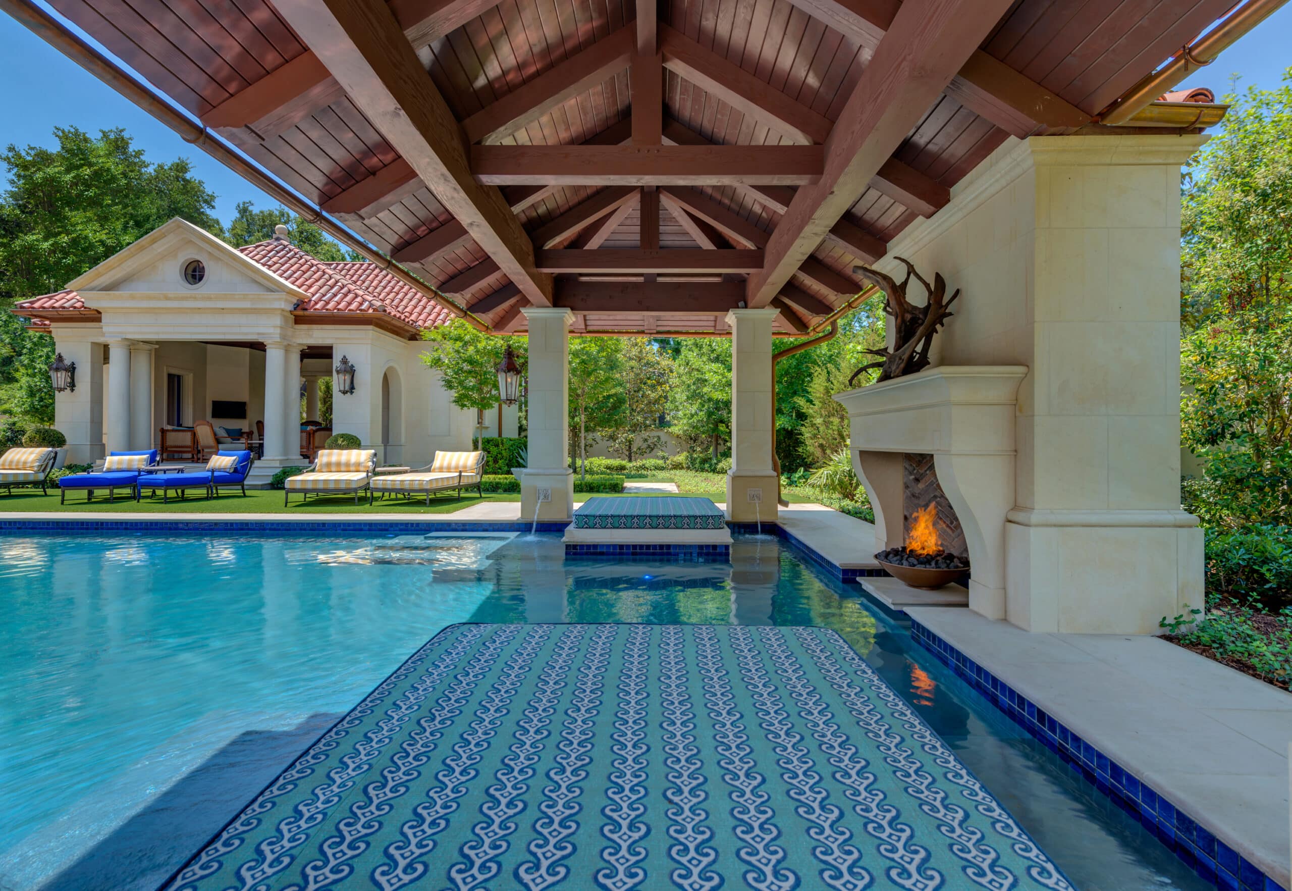 Pool Cabanas Designer - Harold Leidner Landscape Architects