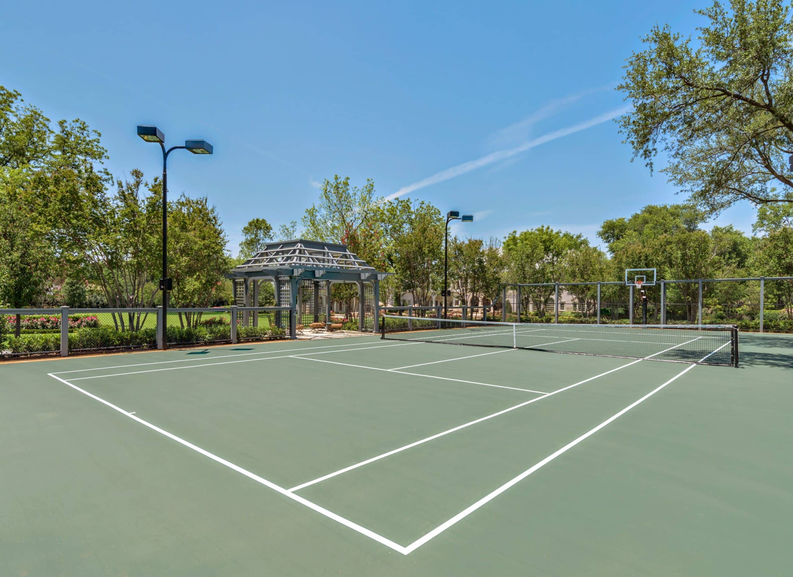 Tennis Court Designer Dallas -Fort Worth Harold Leidner Landscape Architects